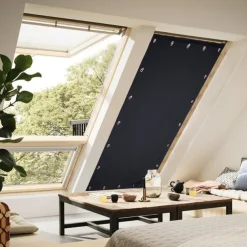 Portable Blackout Curtains Travel Blinds with Suction Cups Adjustable Shades Thermal Insulated Drapes for Window Storage Room Bathroom and Basement Black