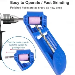 Portable Drill Bit Sharpener Corundum Resisting Drill Polishing Corundum Grinding Wheel Tool Grinder Wheel Tool 2.0-12.5mm Drill Bits
