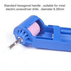 Portable Drill Bit Sharpener Corundum Resisting Drill Polishing Corundum Grinding Wheel Tool Grinder Wheel Tool 2.0-12.5mm Drill Bits