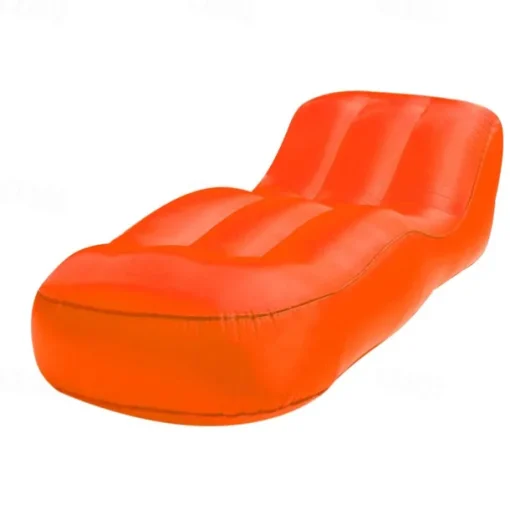 Portable Inflatable Sofa - Lazy Sofa Foldable Lounge Chair with Pedal Comfortable Combination Flocking - Suitable for Camping, Hiking, and Sunbathing at Home