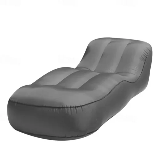 Portable Inflatable Sofa - Lazy Sofa Foldable Lounge Chair with Pedal Comfortable Combination Flocking - Suitable for Camping, Hiking, and Sunbathing at Home