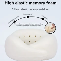 Portable Neck Protection U-Shaped Pillow, surrounds and Supports The vertebrae, Suitable for Airplanes and Cars