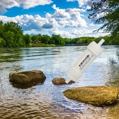 Portable Outdoor Survival Water Filter Straw for Camping, Hiking, and Wilderness Purification 1PCS