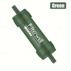Portable Outdoor Survival Water Filter Straw for Camping, Hiking, and Wilderness Purification 1PCS