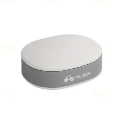 Portable Pill Organizer - Compact, Sealed Pill Case for Traveling, on-the-go Medication Storage - Multi-compartment Waterproof Candy Box for Storing Pills