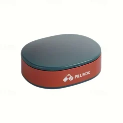 Portable Pill Organizer - Compact, Sealed Pill Case for Traveling, on-the-go Medication Storage - Multi-compartment Waterproof Candy Box for Storing Pills