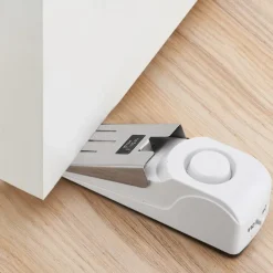 Portable Safety Tool With 120DB Alarm For Home Travel Apartment Door Stop Alarm, Door Stopper Security Device