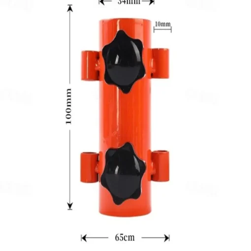 Portable Tent Holder Tube Camping Awning Rod Holder Canopy Rod Fixed Tube with Tent Pegs Tent Fixed Stand Holder