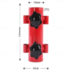 Portable Tent Holder Tube Camping Awning Rod Holder Canopy Rod Fixed Tube with Tent Pegs Tent Fixed Stand Holder