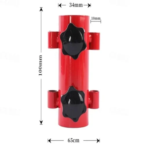 Portable Tent Holder Tube Camping Awning Rod Holder Canopy Rod Fixed Tube with Tent Pegs Tent Fixed Stand Holder