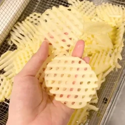 Potato Slicer Cut Potato Grid Artifact Grid Wipe Grid Knife Vegetable Cutter Wave Knife Cut Flower Knife Gadgets Accessories