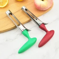 Premium Apple Corer, Durable Stainless Steel Apple Corer Remover For Pears, Bell Peppers, Honeycrisp, Gala And Pink Lady Apples, Kitchen Gadgets