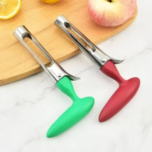 Premium Apple Corer, Durable Stainless Steel Apple Corer Remover For Pears, Bell Peppers, Honeycrisp, Gala And Pink Lady Apples, Kitchen Gadgets