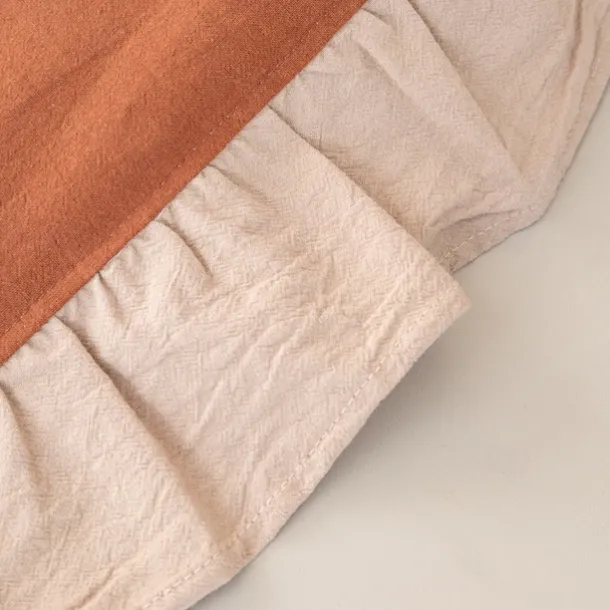 Primaloft Sofa Blanket Full Cover Pure Cotton Plain Color Not Fading Sofa Towel Sofa Cover with Ruffles