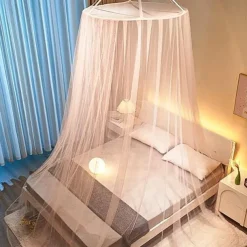 Princess Bed Net Canopy Bedding Decor Sweet Style Round Dome Mosquito Net Dome-Style for Household Use Hanging Princess-Style Tents To Prevent Mosquitoe