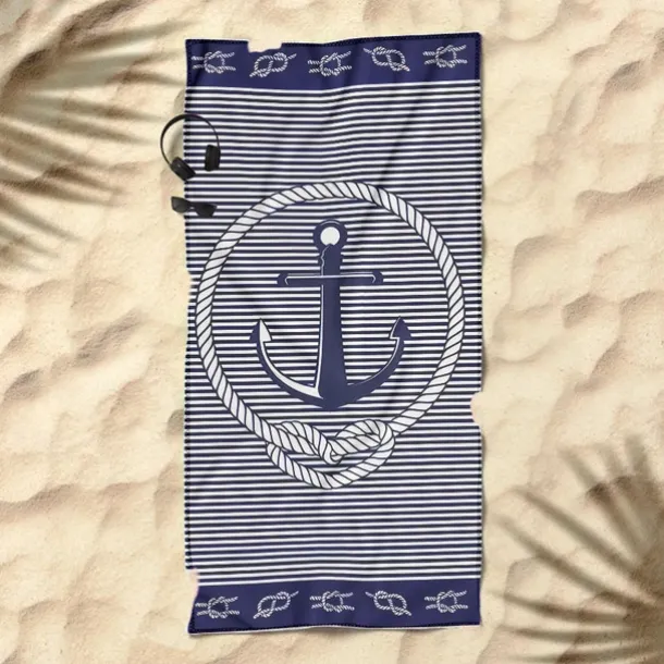 Printed Beach Towel, Lightweight Quick-Dry Sand-Free Beach Blanket, Ideal for Travel, Pool, and Outdoor Use