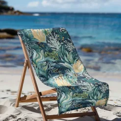 Printed Beach Towel, Lightweight Quick-Dry Sand-Free Beach Blanket, Ideal for Travel, Pool, and Outdoor Use