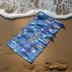 Printed Beach Towel, Lightweight Quick-Dry Sand-Free Beach Blanket, Ideal for Travel, Pool, and Outdoor Use