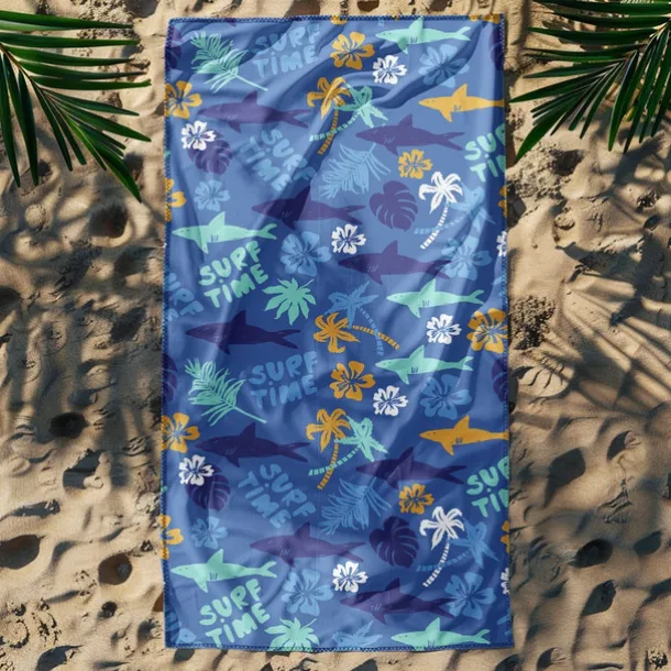 Printed Beach Towel, Lightweight Quick-Dry Sand-Free Beach Blanket, Ideal for Travel, Pool, and Outdoor Use