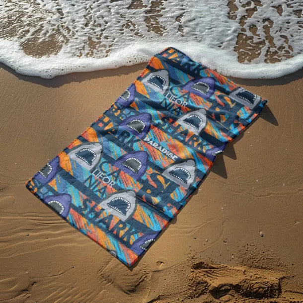 Printed Beach Towel, Lightweight Quick-Dry Sand-Free Beach Blanket, Ideal for Travel, Pool, and Outdoor Use