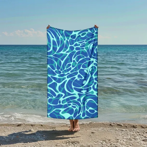 Printed Beach Towel, Lightweight Quick-Dry Sand-Free Beach Blanket, Ideal for Travel, Pool, and Outdoor Use