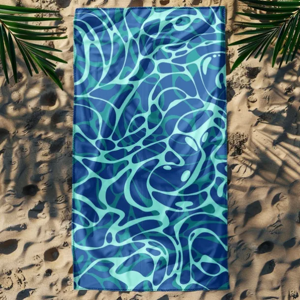 Printed Beach Towel, Lightweight Quick-Dry Sand-Free Beach Blanket, Ideal for Travel, Pool, and Outdoor Use