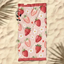 Printed Beach Towel, Lightweight Quick-Dry Sand-Free Beach Blanket, Ideal for Travel, Pool, and Outdoor Use