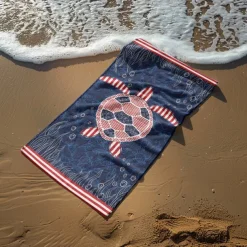 Printed Beach Towel, Lightweight Quick-Dry Sand-Free Beach Blanket, Ideal for Travel, Pool, and Outdoor Use