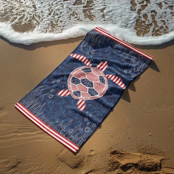 Printed Beach Towel, Lightweight Quick-Dry Sand-Free Beach Blanket, Ideal for Travel, Pool, and Outdoor Use