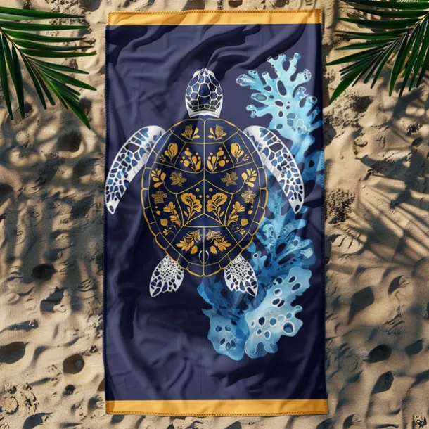 Printed Beach Towel, Lightweight Quick-Dry Sand-Free Beach Blanket, Ideal for Travel, Pool, and Outdoor Use