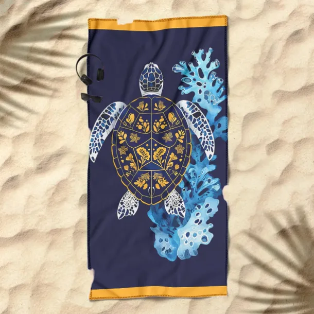 Printed Beach Towel, Lightweight Quick-Dry Sand-Free Beach Blanket, Ideal for Travel, Pool, and Outdoor Use