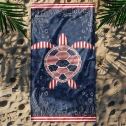 Printed Beach Towel, Lightweight Quick-Dry Sand-Free Beach Blanket, Ideal for Travel, Pool, and Outdoor Use