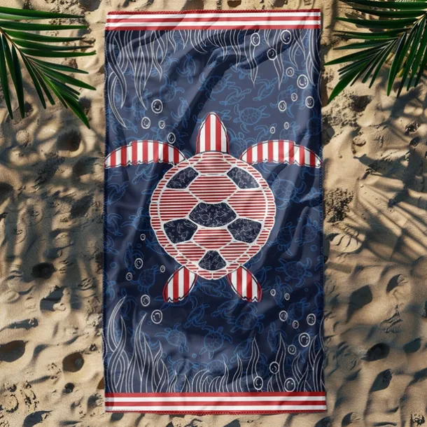 Printed Beach Towel, Lightweight Quick-Dry Sand-Free Beach Blanket, Ideal for Travel, Pool, and Outdoor Use