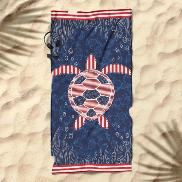 Printed Beach Towel, Lightweight Quick-Dry Sand-Free Beach Blanket, Ideal for Travel, Pool, and Outdoor Use