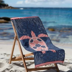 Printed Beach Towel, Lightweight Quick-Dry Sand-Free Beach Blanket, Ideal for Travel, Pool, and Outdoor Use