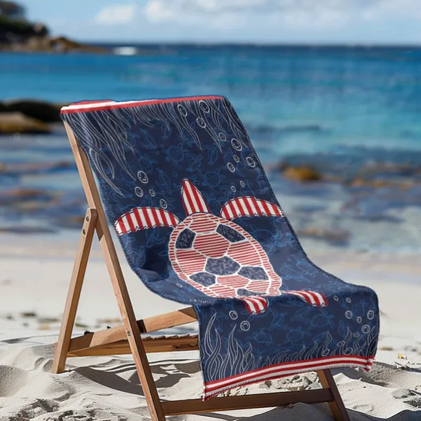 Printed Beach Towel, Lightweight Quick-Dry Sand-Free Beach Blanket, Ideal for Travel, Pool, and Outdoor Use