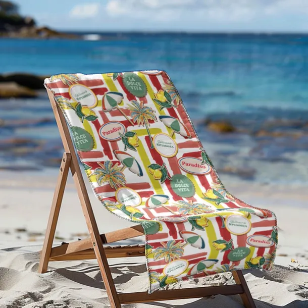 Printed Beach Towel, Lightweight Quick-Dry Sand-Free Beach Blanket, Ideal for Travel, Pool, and Outdoor Use