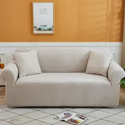 Printed Elastic Slipcover for Floral& Geometric Pattern Indoor Use Only