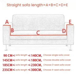 Printed Elastic Slipcover for Floral& Geometric Pattern Indoor Use Only