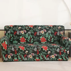 Printed Sofa Cover Elastic Sofa Slipcover L Shaped Couch Cover Furniture Protector For Bedroom Office Living Room Home Decor