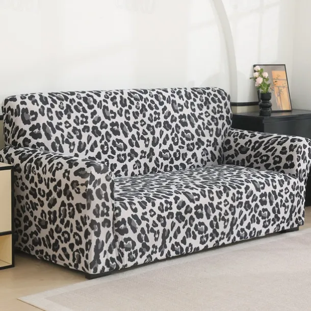 Printed Sofa Cover Elastic Sofa Slipcover L Shaped Couch Cover Furniture Protector For Bedroom Office Living Room Home Decor