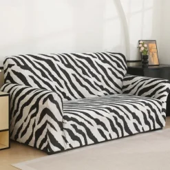 Printed Sofa Cover Elastic Sofa Slipcover L Shaped Couch Cover Furniture Protector For Bedroom Office Living Room Home Decor