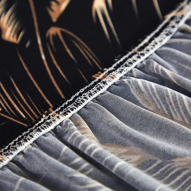 Printed Sofa Cover Elastic Sofa Slipcover L Shaped Couch Cover Furniture Protector For Bedroom Office Living Room Home Decor