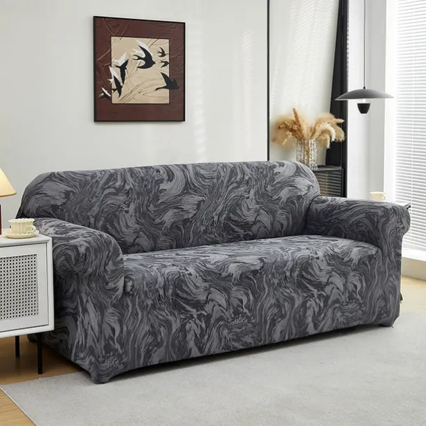 Printed Sofa Cover Elastic Sofa Slipcover L Shaped Couch Cover Furniture Protector For Bedroom Office Living Room Home Decor