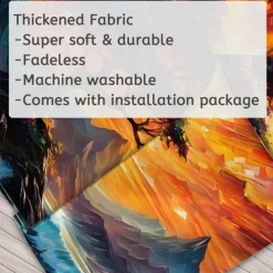 Psychedelic Abstract Forest Hanging Tapestry Wall Art Large Tapestry Mural Decor Photograph Backdrop Blanket Curtain Home Bedroom Living Room Decoration