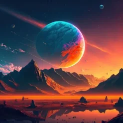 Psychedelic Wall Art Canvas Mushroom Nature Prints and Posters Pictures Decorative Fabric Painting For Living Room Pictures No Frame