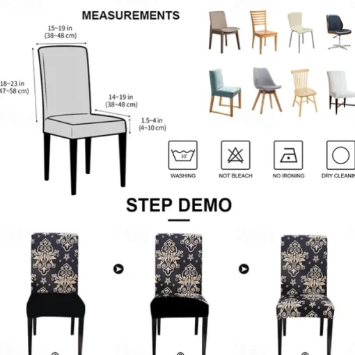 PU Leather fabric solid color chair cover waterproof Dining seat Chair Covers Hotel Banquet wedding Seat Covers Chair Protector