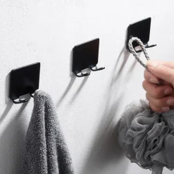 Punch Free Razor Holder Storage Hook Wall Men Shaving Shaver Shelf Bathroom Razor Rack Wall Bathroom Accessories