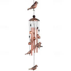 Pure Hand-Made Copper Wind Chimes,Animals Wind Chimes for Outside Clearance Copper Windchimes Outdoors Patio Decor House Warming Gifts Outdoor Wind Chimes Garden Decor for Outside Porch Yard Decoratio