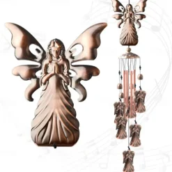 Pure Hand-Made Copper Wind Chimes,Animals Wind Chimes for Outside Clearance Copper Windchimes Outdoors Patio Decor House Warming Gifts Outdoor Wind Chimes Garden Decor for Outside Porch Yard Decoratio